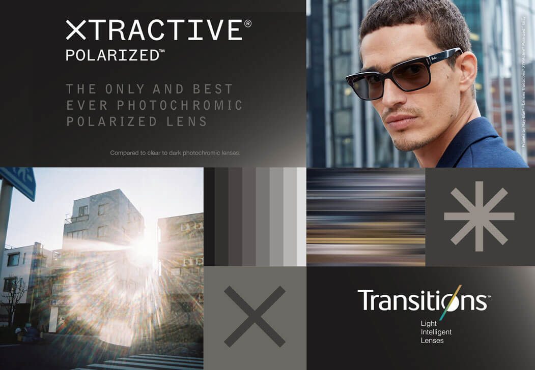 Lenti TRANSITIONS® XTRActive Polarized polarizzate